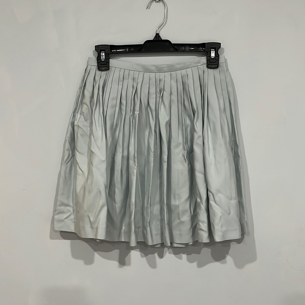 Blue 100% silk skirt